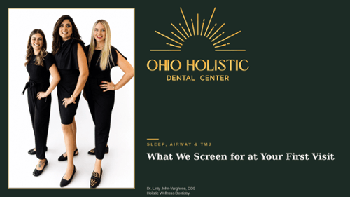 Ohio Holistic Dental Center team promoting sleep, airway, and TMJ screening blog post