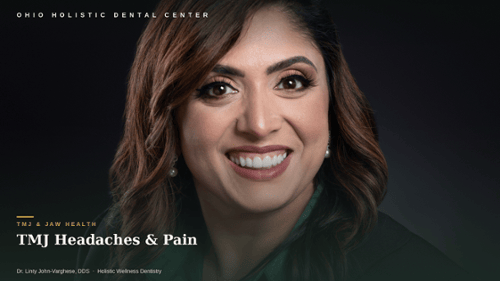  holistic dentist discussing TMJ headaches and jaw pain