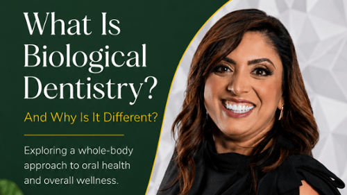 holistic dentist explaining what biological dentistry is. 