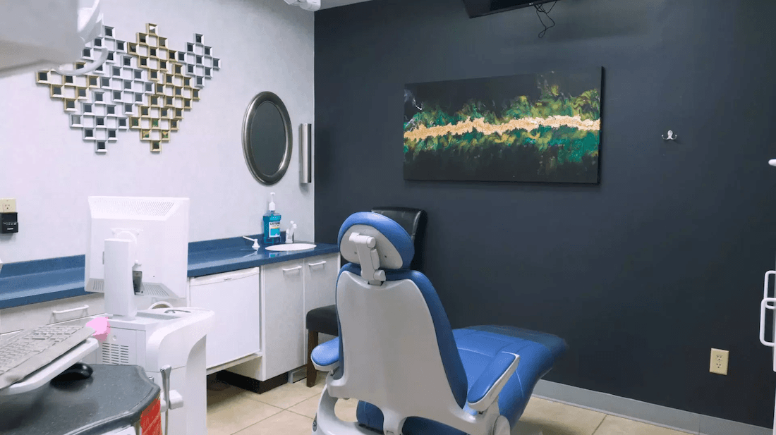 View of patient room at ohio holistic dental center, centerville oh